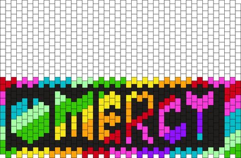 Mercy Undertale ( Inspired By WATERPARKS Save Pattern ) Pony Bead Patterns | Characters Kandi Patterns for Kandi Cuffs Undertale Kandi Pattern, Undertale Kandi, Kandi Tut, Kandi Cuff Patterns, Kandi Cuffs, Kandi Cuff, Pony Bead Patterns, Kandi Patterns, Heart Emoji