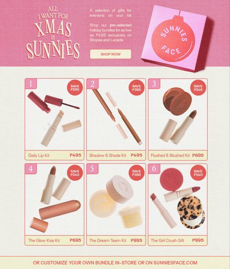 Copy Based Ads, Cosmetics Content Ideas, Makeup Ads Design, Korean Website Design, 11.11 Sale, Cosmetic Graphic Design, Pink Retro Wallpaper, Sunnies Face, Beauty Gift Card