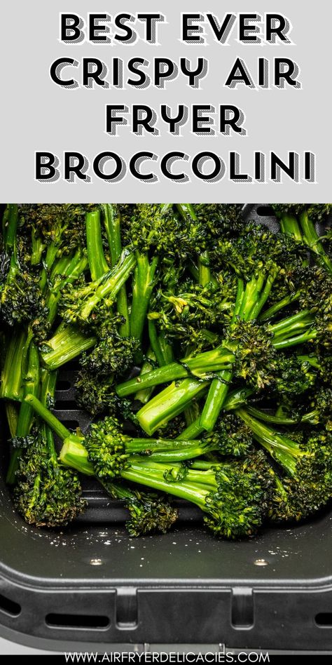 Crispy Air Fryer Broccolini recipe Brocolini Recipes Air Fryer, Brocolini Recipes Airfryer, Air Fryer Broccolini Recipes, Brocollini Recipes Air Fryer, Air Fryer Brocollini, Air Fryer Broccolini, Brocollini Recipes, Brocolini Recipes, Broccolini Recipe