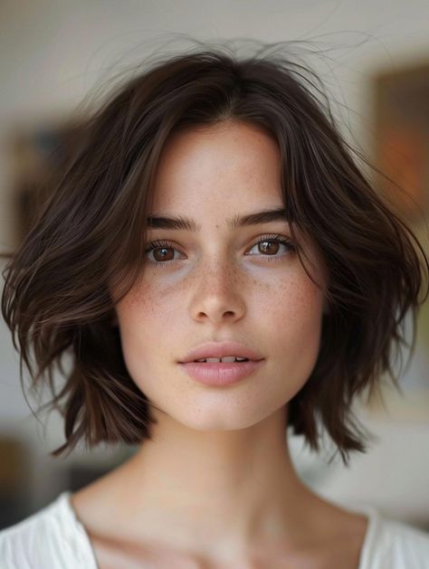 Best Bob Haircuts to Flatter Square Faces Square Face Short Hairstyles, Square Face Short Hair, Haircut Options, Curl Short Hair, Haircuts For Square Faces, Prom Hairstyle Ideas, Short Hair For Kids, Short Brunette Hair, Trendy Bob