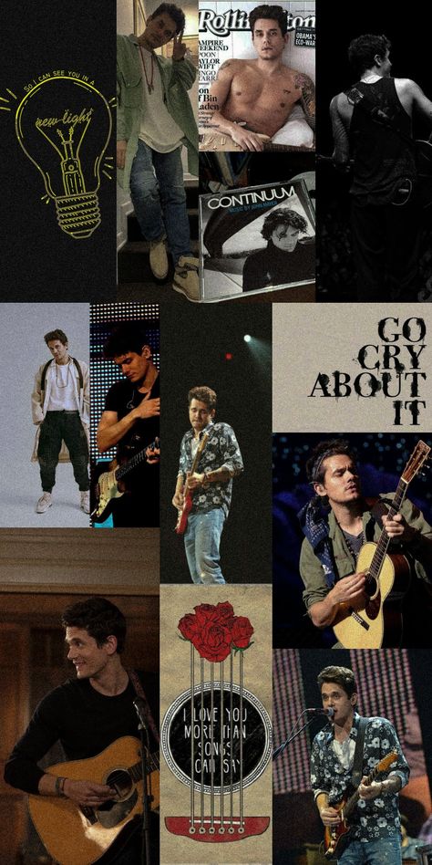 John Mayer, collage, wallpaper, aesthetic John Mayer Wallpaper, John Mayer Continuum, John Mayer Guitar, Wallpaper Guitar, Collage Wallpaper Aesthetic, Aesthetic Guitar, Collage Wallpaper, Dear John, Masked Man