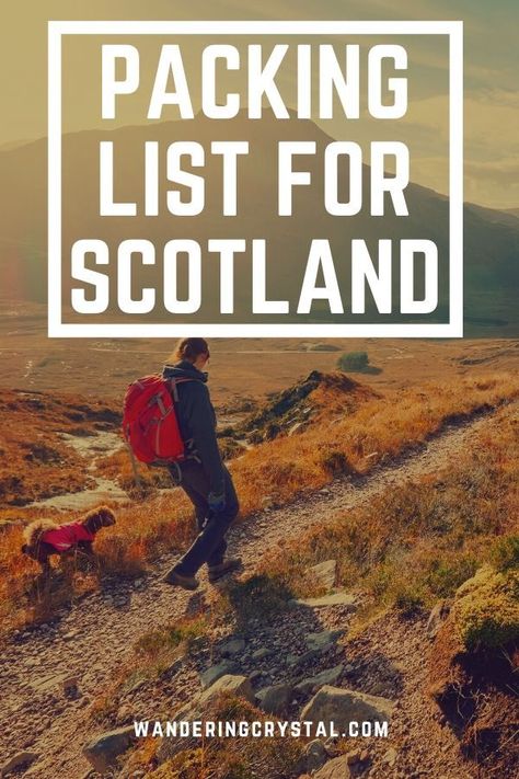 If you are visiting Scotland and want to know what to pack for Scotland or are planning on moving abroad and what to pack when moving to Scotland, WanderingCrystal has the post for you. The ultimate guide for packing helps you find what to pack for all seasons in Scotland. It is an extensive Scottish packing list that includes packing tips, what to pack for travelling to Scotland, and a Scottish packing list for Spring and summer. Packing List For Scotland, What To Pack For Scotland, Pack For Scotland, What To Wear In Scotland, Packing List Spring, Scotland Packing List, Visiting Scotland, Scotland Culture, Moving To Scotland