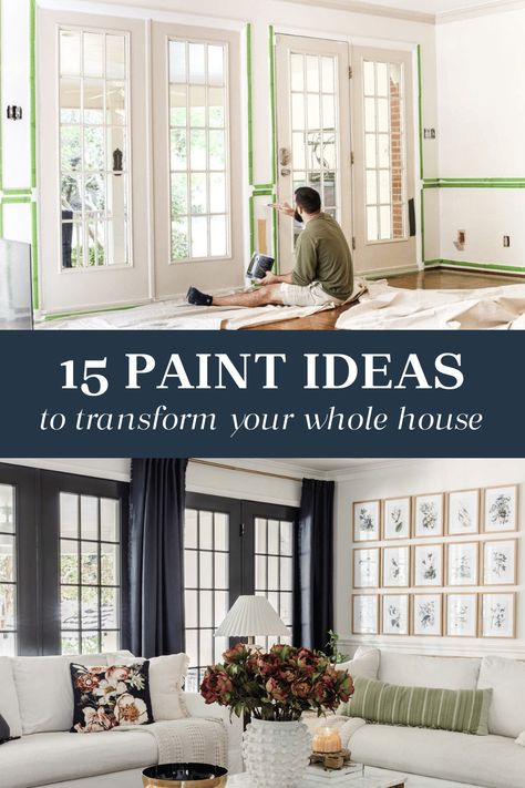 Transform A Room With Paint, How To Paint Brick, Painting Ideas For Home, Paint Brick, Paint Tutorials, 90s Home, Brick Siding, Gorgeous Homes, Paint Tips