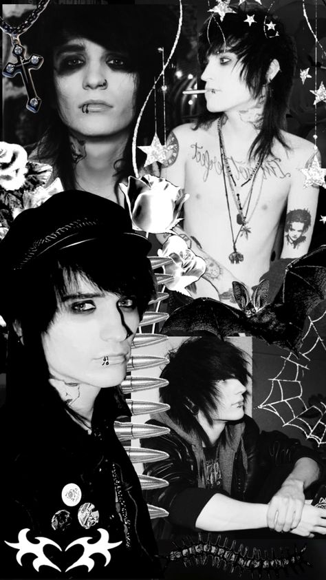 hay emo boy🖤 #johnnieguilbert #emo #black #goth #blackandwhite #jakewebber Emo Backgrounds, Jake Weber, Emo Boy, Goth Wallpaper, Emo Wallpaper, Fangirl Problems, Johnnie Guilbert, Cute Emo, Emo Guys