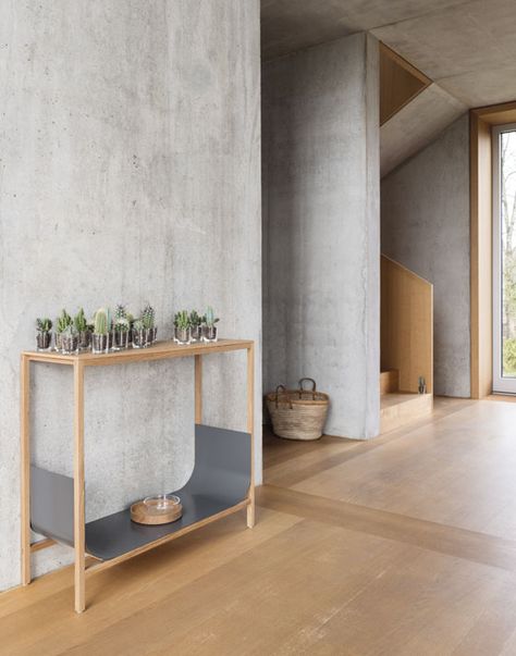 Concrete Walls Interior, Cement Interior, Concrete Interiors, Sebastian Herkner, Cement Walls, Concrete Walls, Cement Wall, Shelf Furniture, Concrete Wall