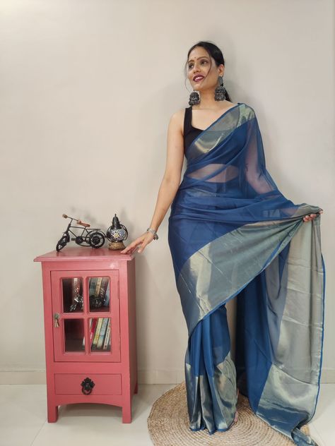 South Indian Saree, Modeling Shoot, Product Launching, Saree For Wedding, Blouse Chiffon, South Indian Sarees, Set Saree, Ready To Wear Saree, Elegant Saree