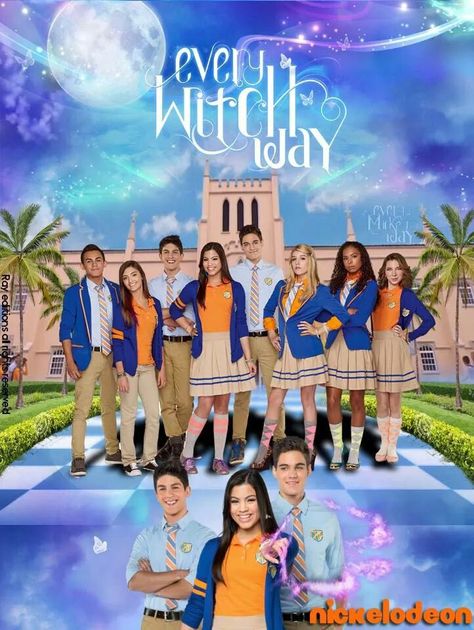 Official season 2 poster Old Nickelodeon, Kari Kamiya, Old Nickelodeon Shows, Every Witch Way, Disney Cheap, Old Cartoon Shows, Nostalgia Core, Film Posters Minimalist, Nickelodeon Shows