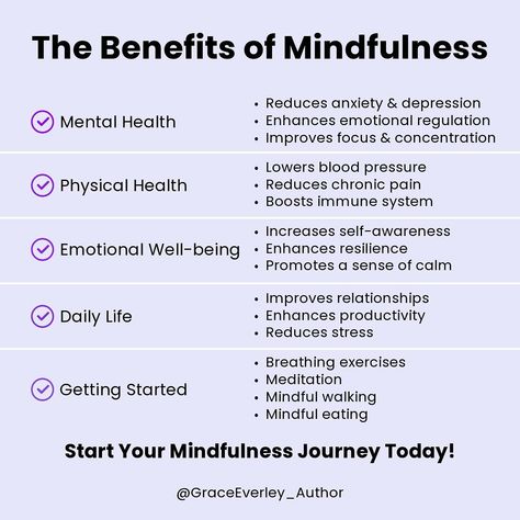 Mindfulness can transform your life! 🌸 Here are some incredible benefits of practicing mindfulness daily. #mindfulnessbenefits #mindfulness #wellbeing #health Emotional Therapy, What Is Mindfulness, Benefits Of Mindfulness, Practicing Mindfulness, Boost Immune System, Improve Focus, How To Improve Relationship, Emotional Regulation, Breathing Exercises