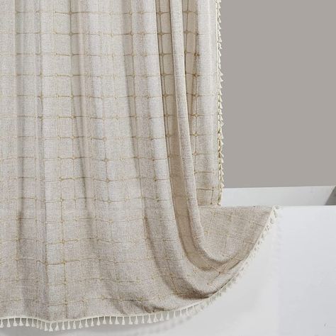 Designers Say These Are The Easiest & Most Impactful Home Upgrades You Can Make For Under $35 French Country Shower Curtain, Curtains Amazon, Cottagecore Modern, Country Shower Curtain, Modern Farmhouse Bathroom Decor, Rustic Cottagecore, Rustic Shower Curtains, Extra Long Shower Curtain, Farmhouse Shower Curtain