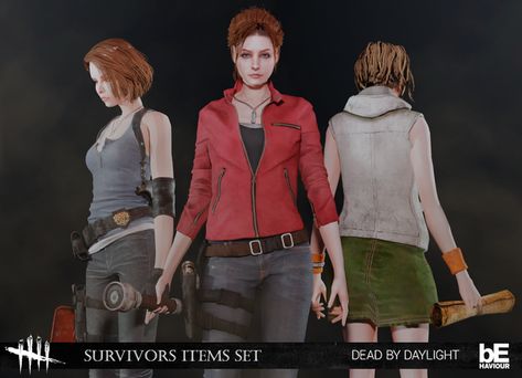 Dead by Daylight Survivors Items | Mimoto-sims on Patreon Sims4 Resident Evil Cc, Sims 4 Zombie Apocalypse Cc, Sims 4 Apocalypse Cc, Zombie Pose, Sims 4 Family House, Post Apocalyptic Outfit, Apocalypse Clothing, Zombie Clothes, Sci Fi Clothing