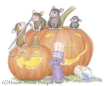 "Happy Halloween" from House-Mouse Designs® Icing Roses, House Mouse Stamps, Mouse Pictures, Mouse Color, Tatty Teddy, House Mouse, Cute Mouse, Purim, Beatrix Potter