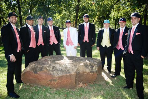 groomsmen baseball hats Baseball Wedding, Pool Wedding, Jean Hat, Hat Wedding, Base Ball, Ball Caps, Wedding Picture, Sister Wedding, October Wedding