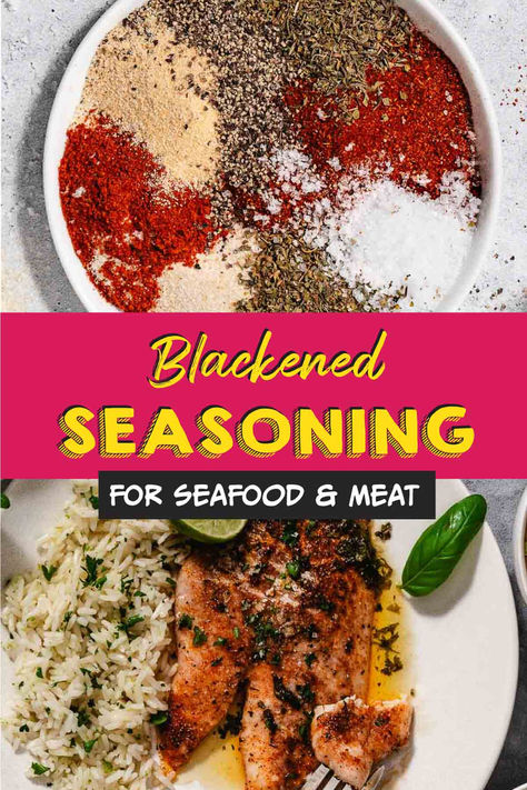 Blackened seasoning with fish recipes Blackening Seasoning Recipe Fish, Blacking Seasoning For Fish, Blackened Seasoning Recipe Fish, Blacken Seasoning Recipe, Blacken Seasoning, Blackened Seasoning Recipe, Fish Seasoning Recipe, Homemade Blackened Seasoning, Orange Roughy Recipes