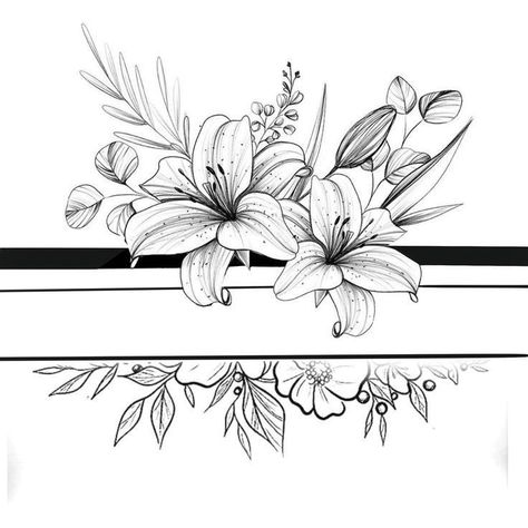 Tattoo Band, Wrap Tattoo, Flower Tattoo Drawings, Forearm Band Tattoos, Band Tattoo Designs, Idee Cricut, Tattoos For Women Flowers, Arm Band Tattoo, Floral Tattoo Design