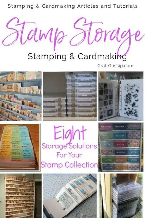 8+ Storage Solutions For Your Stamp Collection – Stamping Stamp Collecting Storage, Wooden Stamp Storage, Rubber Stamp Storage, Backgrounds Colorful, Tarot Interpretation, Craft Storage Organization, Scrapbook Storage, Scrapbook Organization, Stamp Storage