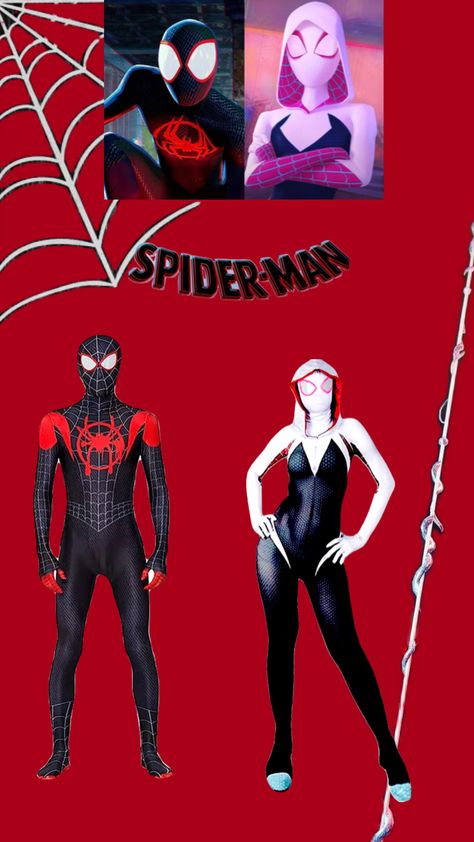 Spider-Man into the spider verse costume #spidermancostume #spiderman #spidermanaesthetic #spiderverse #gwenstacy #peterparker #halloween #halloweencostume Spider Man Into The Spider Verse, Spiderman Costume, Into The Spider Verse, Gwen Stacy, The Spider, Spider Verse, Peter Parker, Create Collage, Spiderman