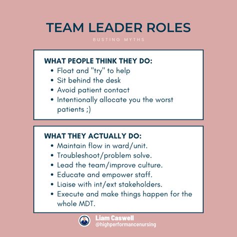 Theres so much more to a TL role than meets the eye. Many believe being a team leader, means you are ready for a promotion/CN position. This is not what typically happens. If you just Team Lead, then its not enough normally to go for those higher level positions. If you want growth, tackle the four areas of growth to land a promotion: - Leadership/Management - Quality and Safety - Education -Culture Team Lead Responsibilities, Leadership Quotes Work, Personal Leadership, Nurse Career, Leadership Advice, Nursing Leadership, Nurse Team, Employee Awards, Quotes Work