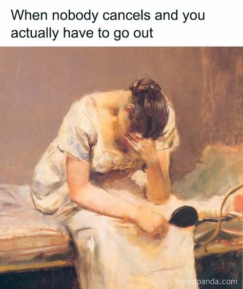 Art History Memes, Classical Art Memes, Introvert Humor, Art Jokes, Humor Grafico, Morning Humor, Memes Humor, Art Memes, Classical Art