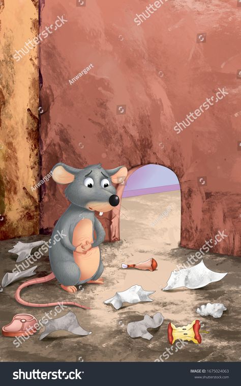 Illustration Fat Mouse Kitchen Stock Illustration 1675024063 3d Objects, Image Illustration, Stock Illustration, Every Day, Royalty Free Stock Photos, Royalty Free, Stock Images, Stock Photos, Illustrations