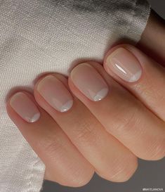 New French Manicure, Milky Nails, French Manicure, Nail Tech, French Nails, Natural Texture, Gel Polish, High Gloss, And Now