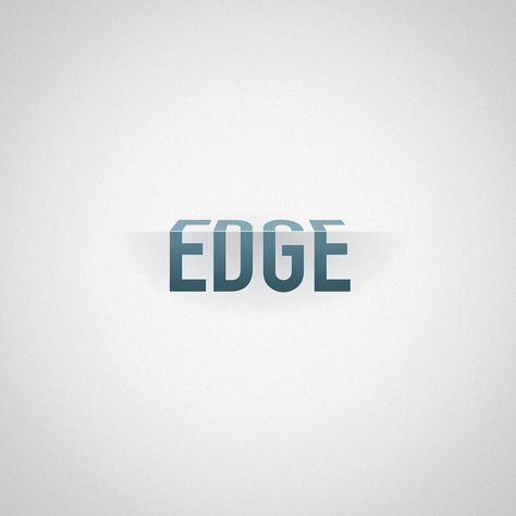 edge Blank Quotes, Knife Logo, Typography Logos, Typeface Typography, Edge Logo, Tech Branding, Typo Logo, Typographic Logo, Creative Typography