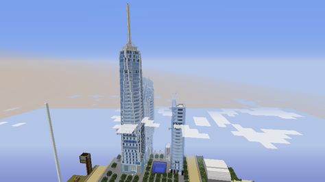 Awesome build of the World Trade Center in Minecraft! Free Homeschool, Trade Centre, The New World, Trade Center, World Trade, World Trade Center, Homeschool Resources, New York Skyline, New World