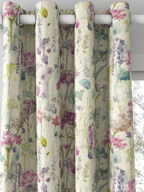 Voyage Illinzas Made to Measure Curtains or Roman Blind, Summer Natural