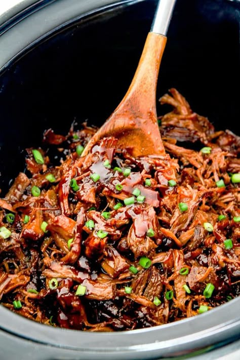 Pulled Pork In Slow Cooker, Asian Pulled Pork Tacos, Asian Shredded Pork, Pork In Slow Cooker, Asian Pulled Pork, Pork Taco, Slow Cooker Asian, Rice Seasoning, Slow Cooker Barbacoa