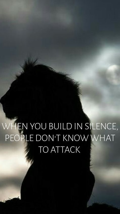 Build in Silence Walk In Silence Quotes, Silence Quotes Wise Words, Build In Silence, Power Of Silence Quotes, Power Of Silence, Lion Quotes, Women Ceo, Silence Quotes, Move In Silence