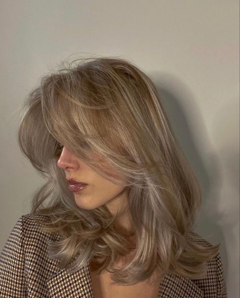 Hairstyles For Layered Hair, Blonde Hair Inspiration, Blowout Hair, Blonde Hair Looks, Haircuts For Medium Hair, Haircuts Straight Hair, Short Hair Haircuts, Short Blonde Hair, Cut My Hair