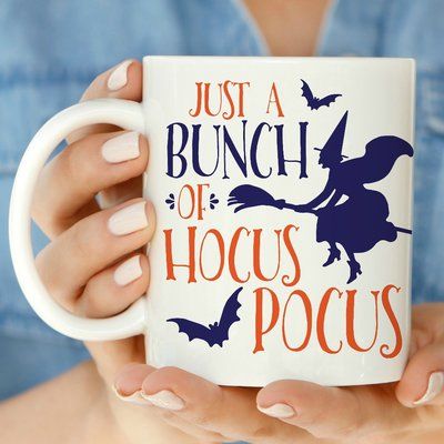 Love You A Latte Shop Halloween Just a Bunch of Hocus Pocus 11 oz. Mug Merry Christmas In Italian, Hocus Pocus Coffee, Nightmare Before Christmas 2, Halloween Color, Elephant Theme, Pumpkin Coffee, Espresso Cups Set, Cat Coffee Mug, Cappuccino Cups