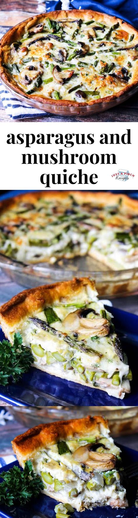 Asparagus Mushroom Quiche, Dinner Asparagus, Savory Quiche, Asparagus Mushroom, Keto Easter, Dinner Meat, Easter Food Appetizers, Mushroom Quiche, Dinner Keto