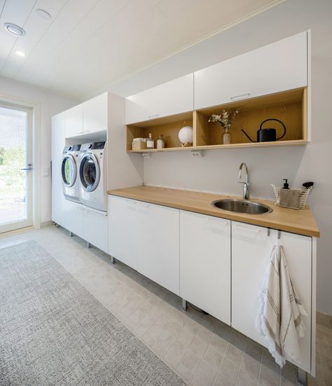 Mud Room Laundry Room Combo, Bathroom Laundry Room, Small Living Room Decor, Laundry Mud Room, Utility Room, Laundry In Bathroom, Dream Bathroom, Small Living Room, Interior Inspo