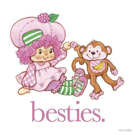 Strawberry Shortcake Pictures, Raspberry Torte, Berry Shortcake, Strawberry Shortcake Cartoon, Strawberry Shortcake Cake, Raspberry Tart, Strawberry Shortcake Characters, Pink Hats, Raspberry Tarts