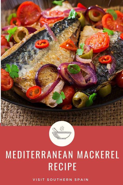 Unlock the flavours of the Mediterranean with our Mediterranean Mackerel Recipe. Indulge in the perfect harmony of herbs, spices, and fresh ingredients that will transport you straight to the coast with this baked Mediterranean fish recipe. Discover the secrets to creating a Spanish mackerel that will leave you craving for more. Don't miss out on this culinary adventure and prepare this easy Mediterranean fish recipe. #MediterraneanMackerelRecipe #spanishmackerel #mackerelrecipe #bakedmackerel Spanish Mackerel Fish Recipes, Mackrell Recipes Baked, Salted Mackerel Recipe, Whole Mackerel Recipe, Mackerel Fish Recipes, Baked Mackerel, Mackerel Recipe, Mediterranean Fish, Mediterranean Fish Recipe