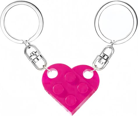 PRICES MAY VARY. 💕OF love and friendship Keychain💕- Handsome I need you here with me black boyfriend keychain; When joined together those two key rings make a unique heart,Great gift idea for your black friend, husband or dad. 💕A set of two pcs cute brick keychains, Split able, Very stylish design, Two brick keychains can be assembled into the shape of a heart, Romantic Gift for Boyfriend Girlfriend-Cute valentines gifts for him with two delicate matching keychains make people happy. Christma Keychain For Boyfriend, Boyfriend Keychain, Friendship Keychain, Romantic Gifts For Boyfriend, Breakup Gift, Couple Heart, Black Boyfriend, Bf Gifts, Matching Keychains