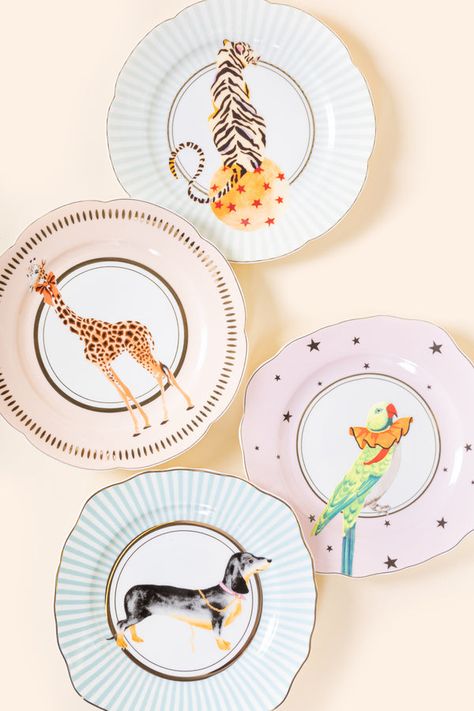 Shop Yvonne Ellen’s brand new fabulous plates, mugs and dining essentials. Stock up on the newest picnicware, kitchenware, cushions and tableware. Go on treat yourself! Funky Plates, Flamingo Plates, Yvonne Ellen, Decorative Illustration, Animals Tiger, Animal Plates, Fancy Flamingo, Council House, Circular Art