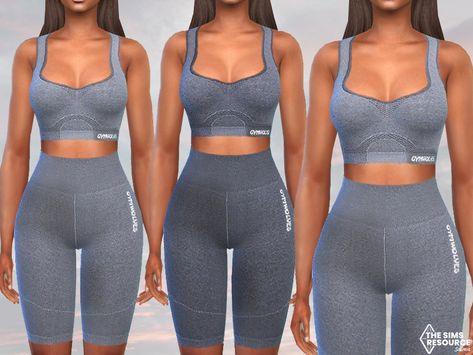 The Sims Resource - Grey Melange Fitness Outfits Sims 4 Cc Workout Outfits, Ts4 Workout Cc, Sims 4 Cc Clothes Active Wear, Workout Clothes Sims 4 Cc, Workout Cc Sims 4, The Sims 4 Cc Workout Clothes, Sims 4 Cc Workout Set, Sims 4 Exercise Clothes, Sims Workout Clothes