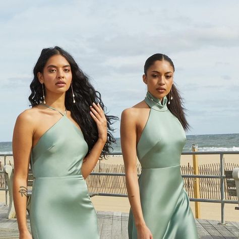 Jenny Yoo Bridesmaid Eucalyptus, Bridesmaids Colors, Jenny Yoo Bridesmaid, Bridesmaid Colors, Jenny Yoo, Wedding Dresses, Satin, Dresses, Color