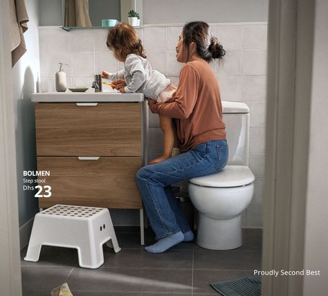 Ikea Ad, Graphic Photo, Ikea Stockholm, Brand Communication, Best Ikea, Toilet Cleaner, Second Best, Creative Industries, Creative Advertising