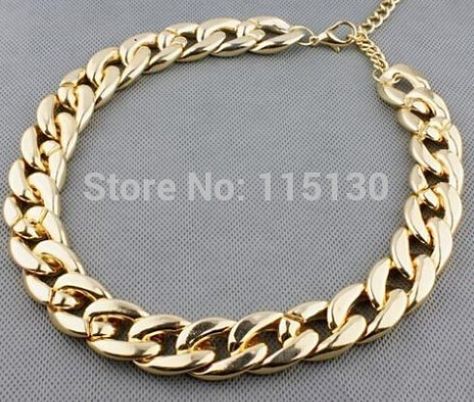 Smarter Shopping, Better Living! Aliexpress.com Chunky Chain Necklace, Thick Chain Necklace, Y2k Jewelry, Chunky Chain Necklaces, Chic Necklace, Long Chain Necklace, Chain Choker Necklace, Crystal Drop Earrings, Chunky Necklace