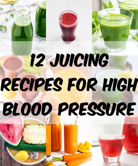 Recipes For High Blood Pressure, High Blood Pressure Diet Meals, High Blood Pressure Recipes, High Blood Pressure Diet, Easy Juice Recipes, Resep Juice, Lower Blood Pressure Naturally, Blood Pressure Food, Homemade Juice