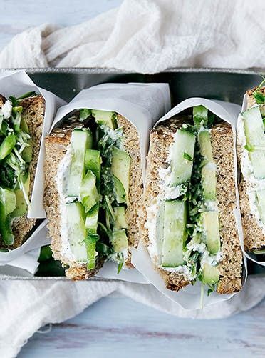 Healthy Sandwich Recipes, Clean Eating Lunch, Food Lunch, Healthy Sandwiches, Healthy Recipe Videos, Sandwiches For Lunch, Lunch Recipes Healthy, Sandwich Recipes, Clean Eating Snacks