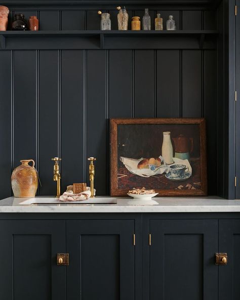 deVOL Kitchens | If you watched our story today you'll see we have a new haul of antiques for sale at Cotes Mill. Tables, cupboards, artwork, glassware,... | Instagram Tongue And Groove Panelling, Devol Kitchens, American Interior, Shaker Kitchen, Kitchen Trends, Blue Kitchens, Utility Room, Kitchen Cabinetry, Kids Bath