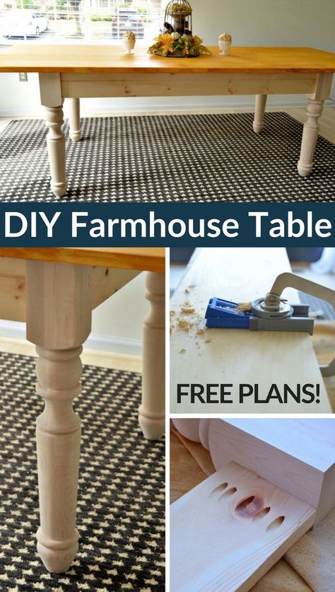 Modern Living Room Paint, Farmhouse Table Diy, Authentic Farmhouse, Build A Farmhouse Table, Farmhouse Table Plans, Farmhouse Table Chairs, Cheap Farmhouse Decor, Farmhouse Kitchen Tables, Diy Farmhouse Table