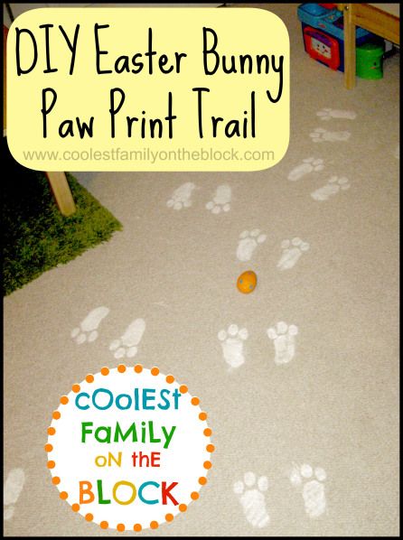 diy Easter bunny paw print trail tradition Easter Bunny Tracks, Bunny Tracks, Easter Bunny Footprints, Diy Easter Bunny, Bunny Paws, Babysitting Crafts, Easter Games, Easter Printables Free, Easter Prints