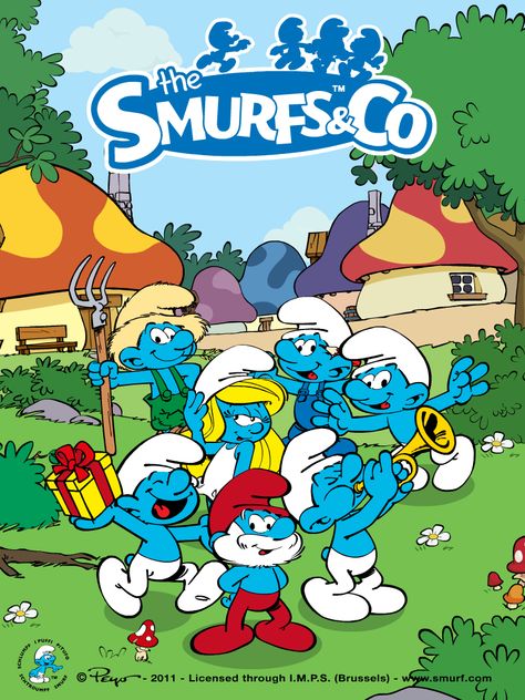 Smurfs Birthday, Early 2000s Cartoons, Papa Smurf, Diy Birthday Invitations, 2000s Cartoons, Baby Animal Drawings, Hanna Barbera Cartoons, The Smurfs, 80s Cartoon