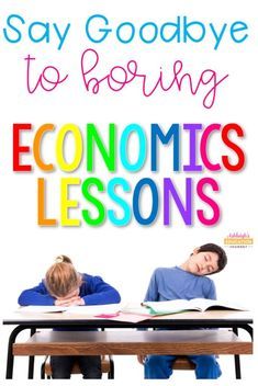 Economics Lessons High School, Economics Activities, Home Economics Classroom, Elementary Economics, Economics For Kids, Learn Economics, Financial Literacy Activities, Teaching Economics, Teach Vocabulary