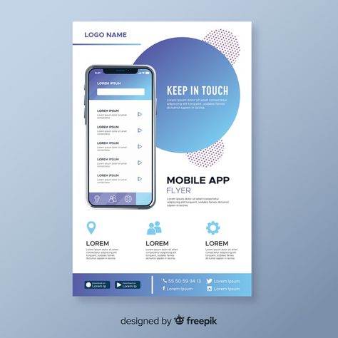 App Flyer Design, App Poster Design, Mobile App Flyer, App Poster, App Flyer, App Promotion, Beauty Advertising, Planning App, Flyer Design Inspiration