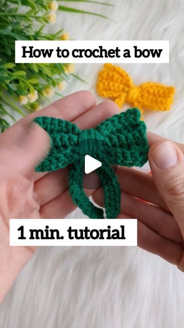 Amigurumi crochet patterns on Instagram: "This simple and easy crochet bow can be used on top of your wrapped gifts, also looks very cute on a hat, scarf, shawl, bag, even in your hair! It works up fast and easy. You can find a full video tutorial on my YouTube channel! Don't forget to subscribe!!! All links are in my BIO @amigurumi_joys  #häkeln #crochettoys  #amigurumi #amigurumilove  #crochet #amigurumi   #asycrochetpattern #christmascrochet #crochetchristmasornaments #crochetornaments #crochetchristmastreedecorations #crochetgift  #freecrochetpattern #freepattern #freeamigurumipattern #freeamigurumi #crocheted #crocheting #crochetbow #crochetwithme #crochettutorial #easycrochet #crochetornanent #crochetdecor" Crochet Hair Bows, Crochet Bow, Wrapped Gifts, Crochet Bows, Crochet Ornaments, Crochet Christmas Ornaments, Hat Scarf, Amigurumi Free Pattern, Crochet Gifts